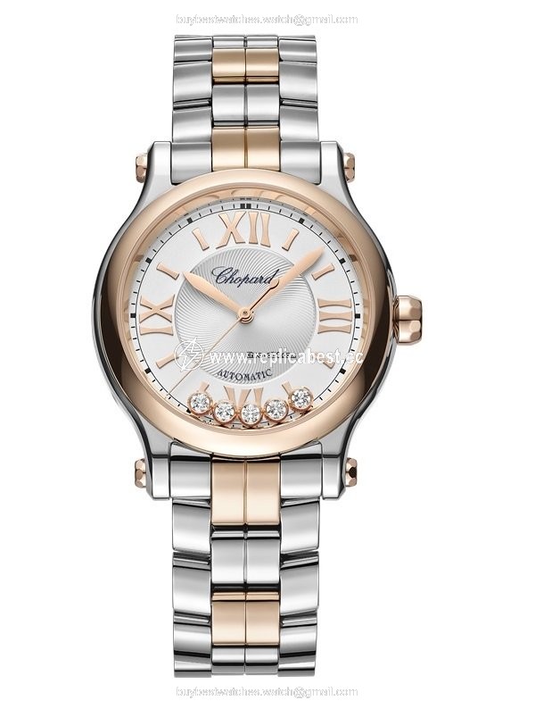 Chopard Happy Sport Womens watch Automatic Gold Steel 278608-6002