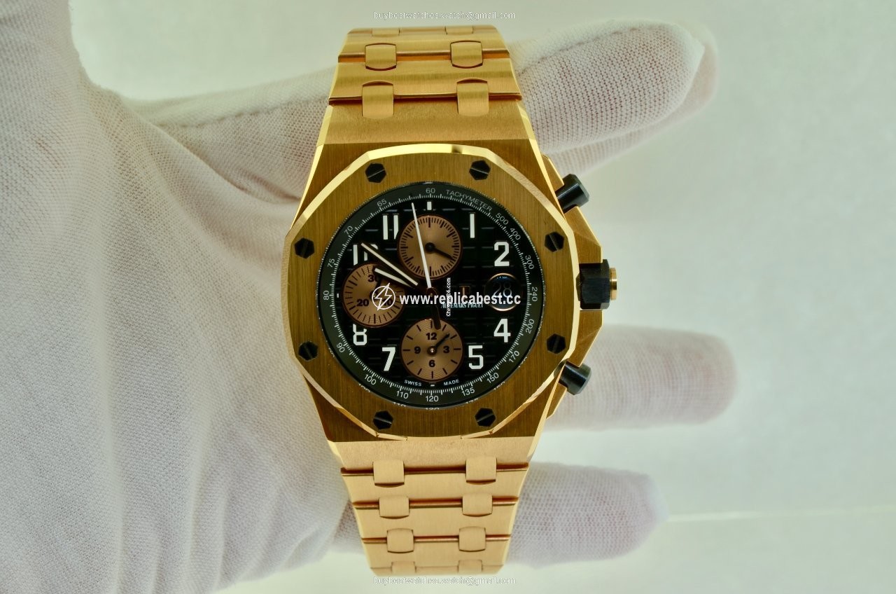 Audemars Piguet Royal Oak Offshore Chronograph Mens watch Unisex Automatic Rose gold 26470OR.OO.1000OR.03