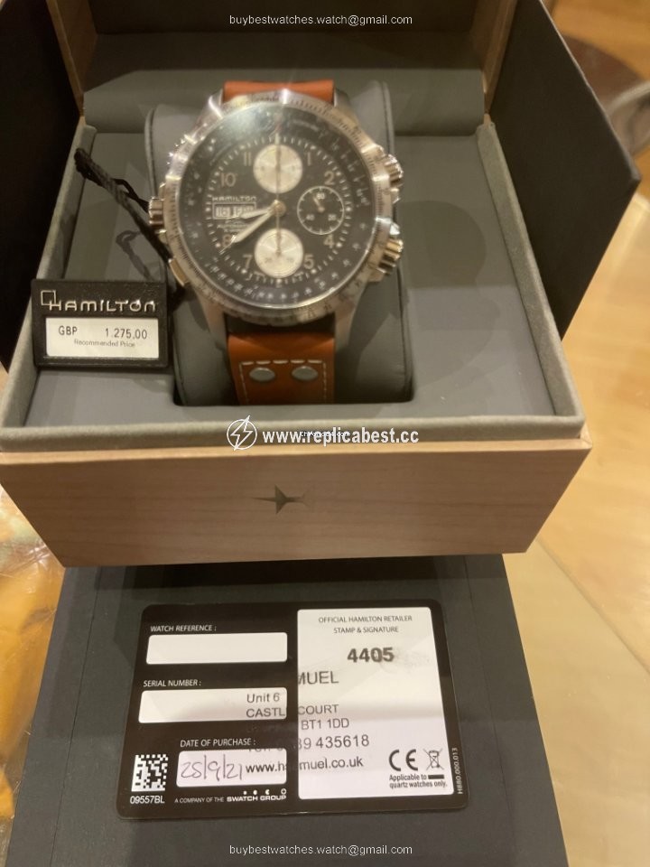 Hamilton Khaki X-Wind Mens watch Unisex Automatic Steel H77616533