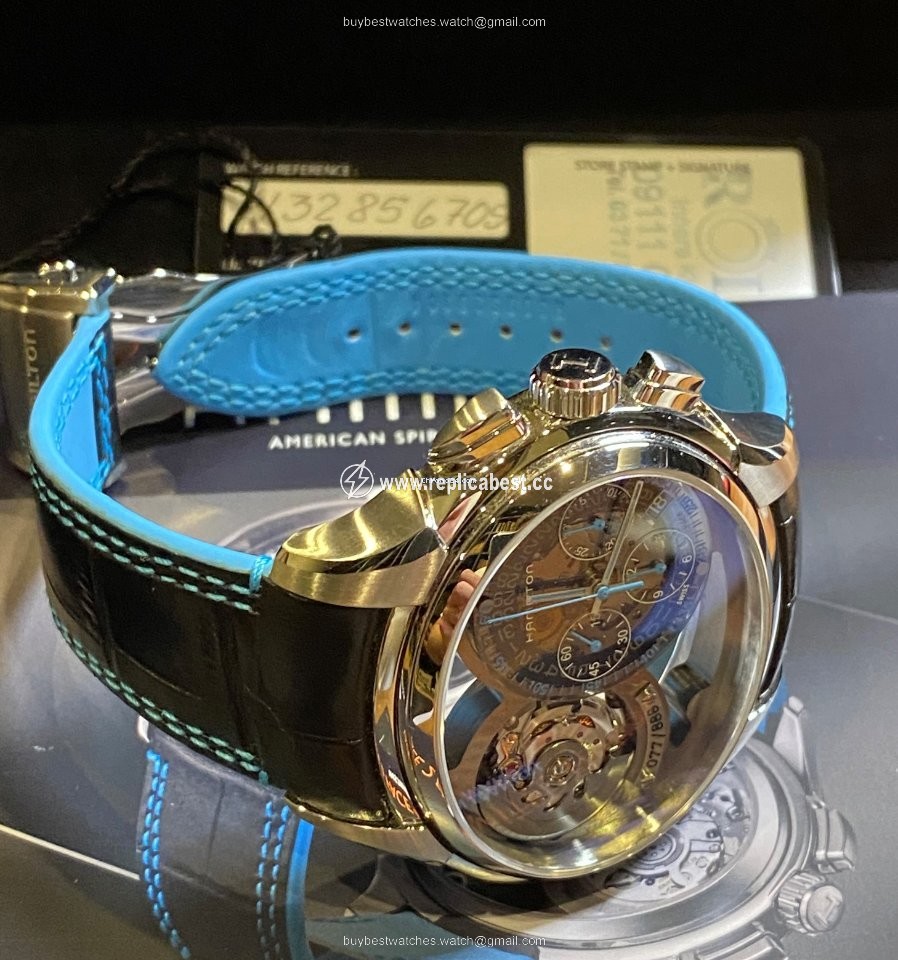 Hamilton Jazzmaster Auto Chrono Mens watch Unisex Automatic Steel H32856705