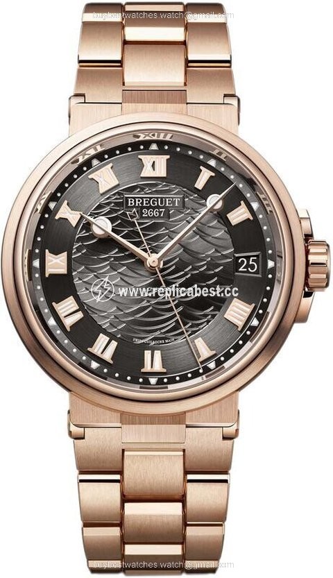 Breguet Marine Mens watch Unisex Automatic Rose gold 5517br g3 rz0