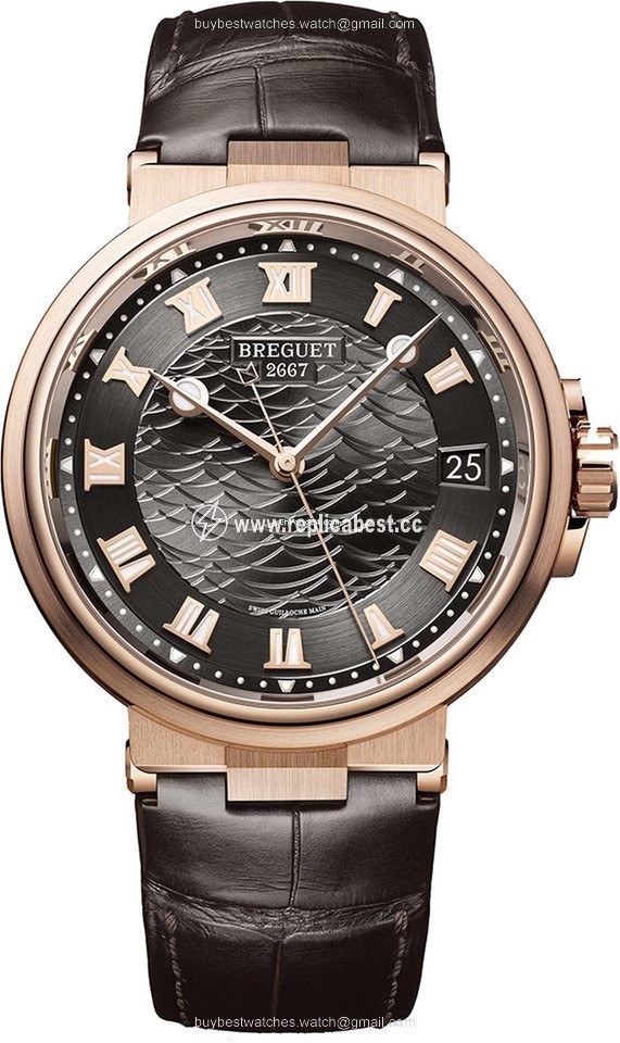 Breguet Marine Mens watch Unisex Automatic Rose gold 5517br g3 9zu