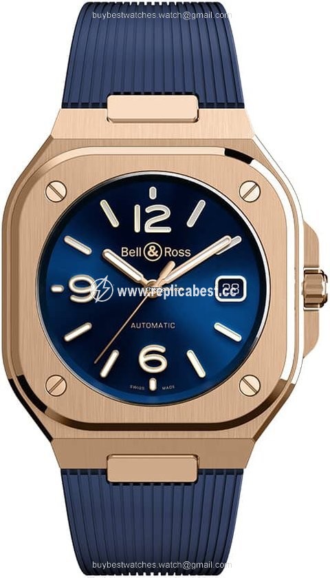 Bell & Ross BR 05 Mens watch Unisex Automatic Rose gold BR05A-BLU-PG SRB