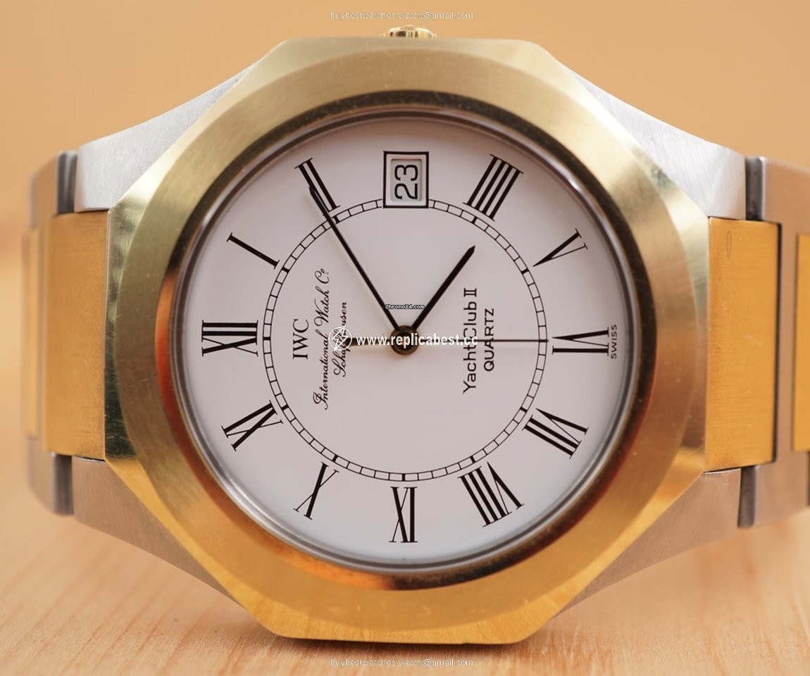IWC Yacht Club Mens watch Unisex Quartz Gold Steel 3312
