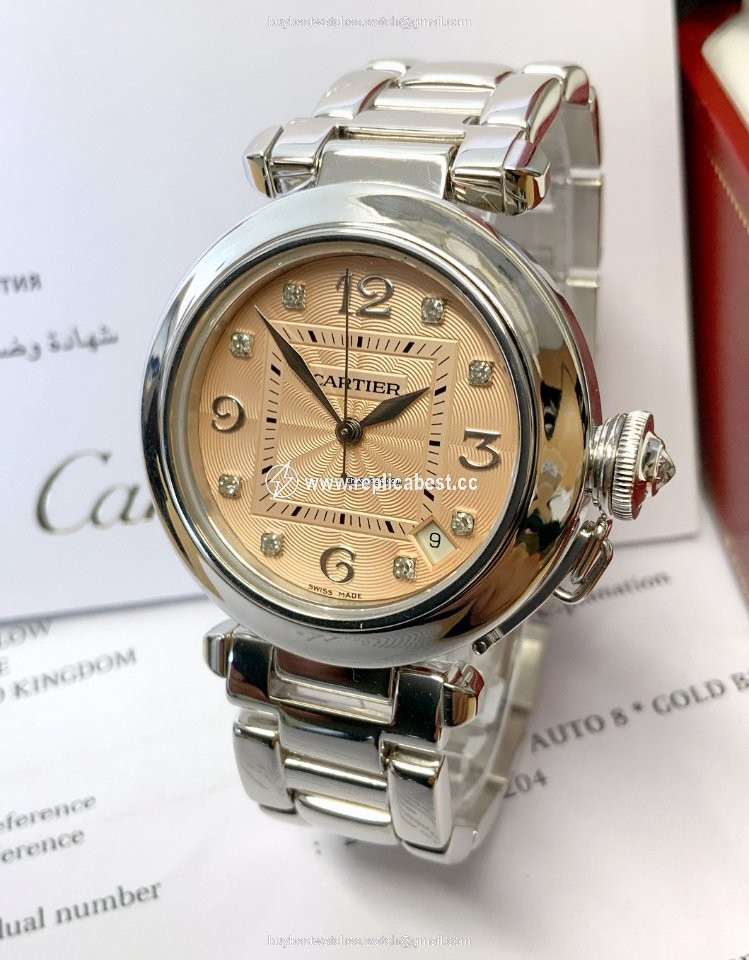 Cartier Pasha Womens watch Automatic White gold 2308