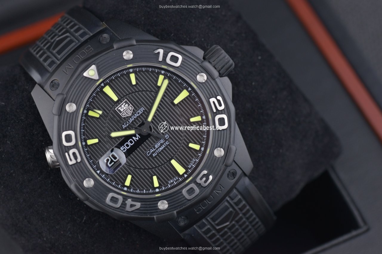 TAG Heuer Aquaracer 500M Mens watch Unisex Automatic Titanium waj2180.ft6015