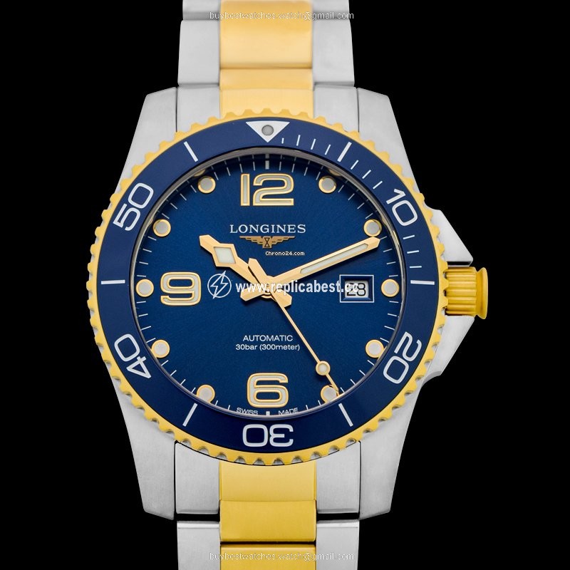Longines HydroConquest Mens watch Unisex Automatic Yellow gold L37813967