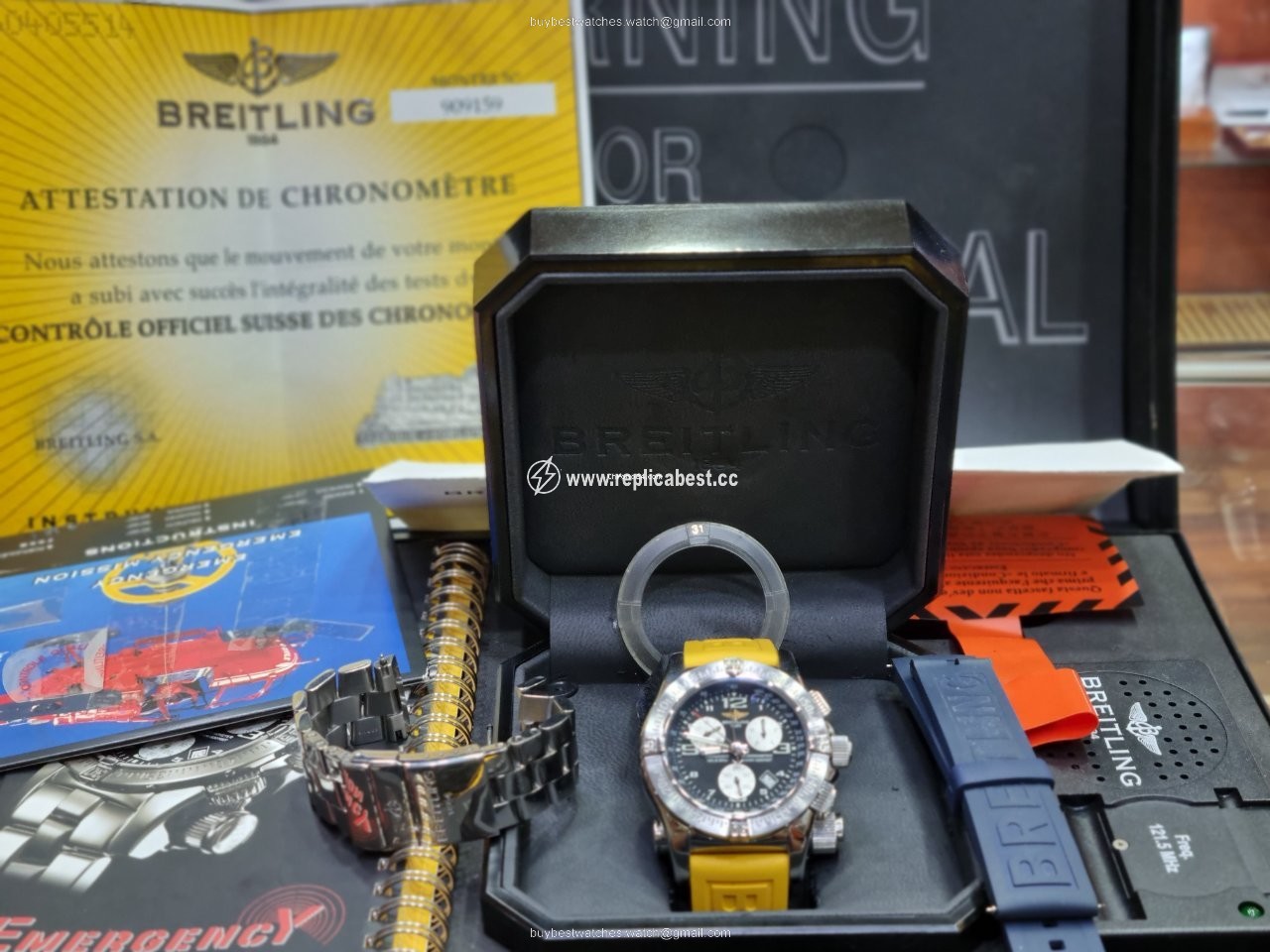 Breitling Emergency Mens watch Unisex Quartz Steel A73321