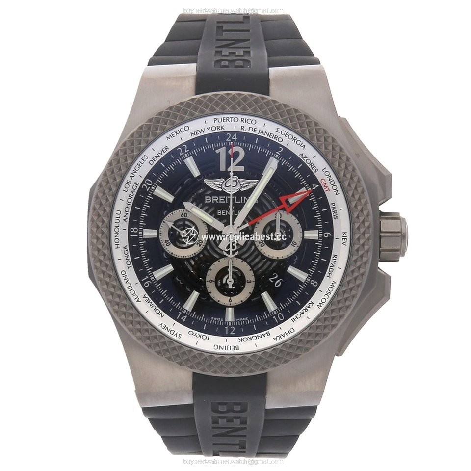 Breitling Bentley B04 GMT Mens watch Unisex Automatic Titanium EB043210 BD23