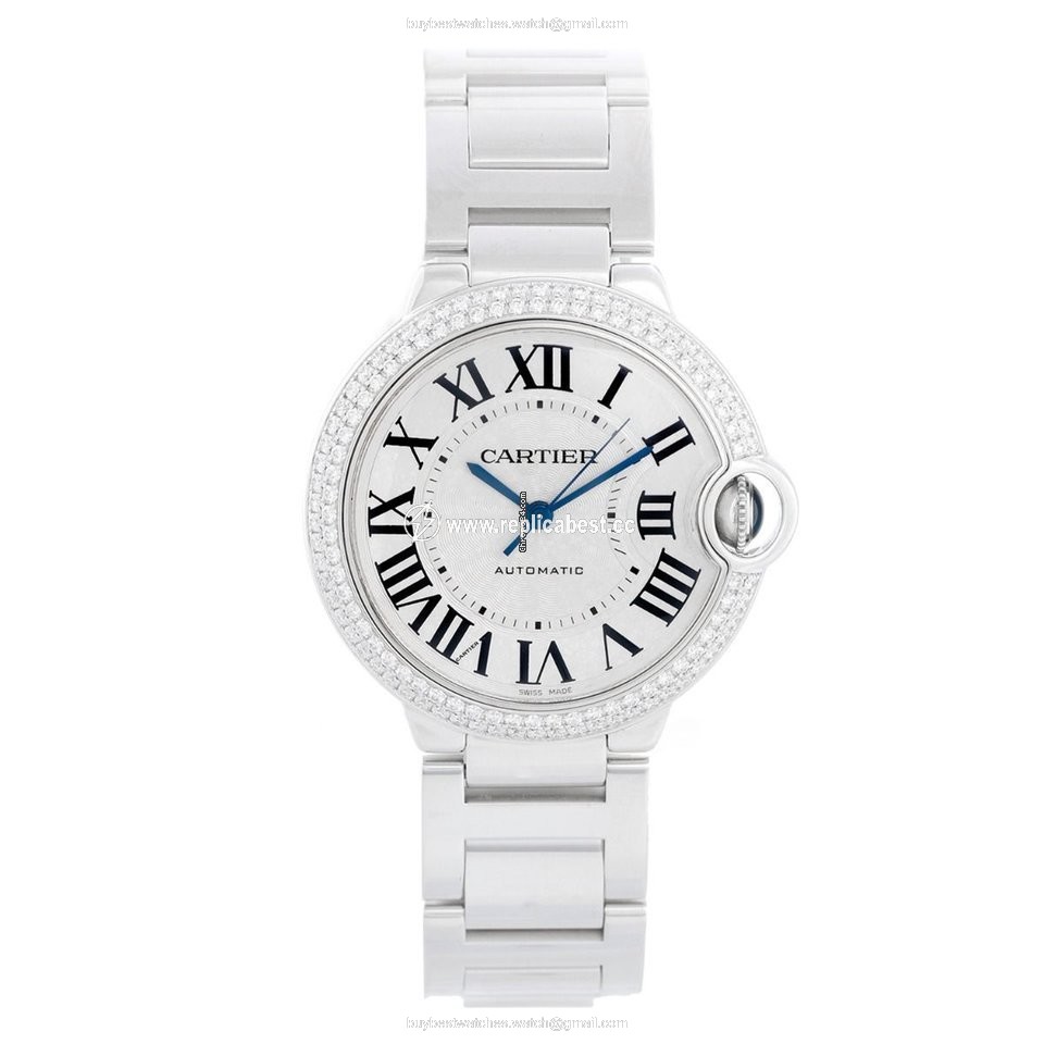 Cartier Ballon Bleu 36mm Mens watch Unisex Automatic White gold WE9006Z3 3004