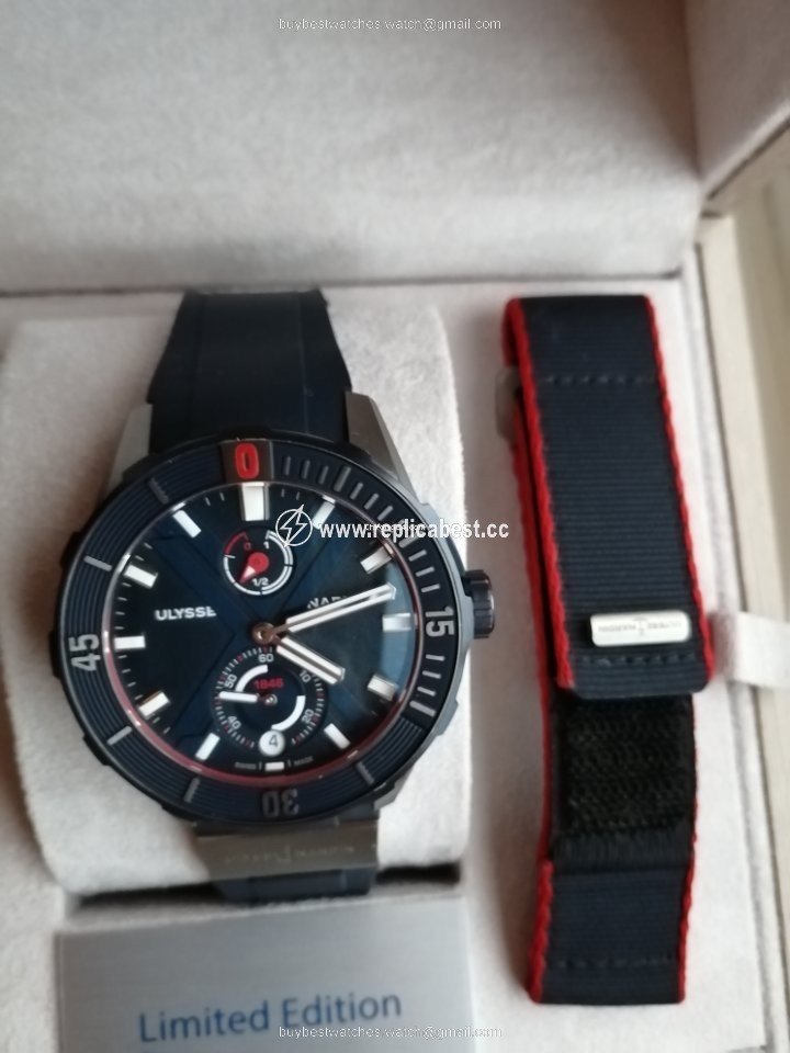 Ulysse Nardin Marine Mens watch Unisex Automatic Titanium 1183-170LE 93-NEMO