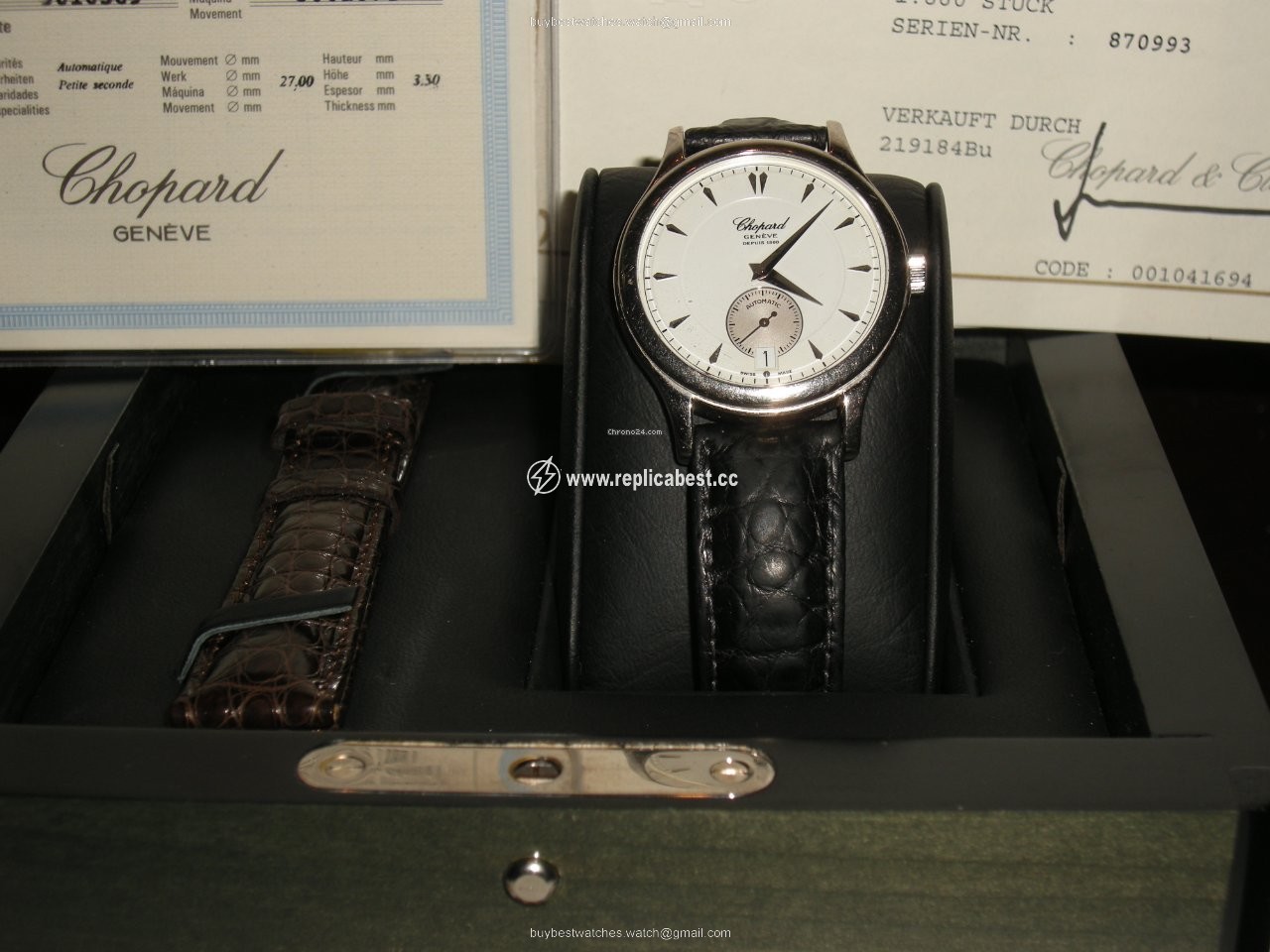 Chopard L.U.C Mens watch Unisex Automatic White gold 161860