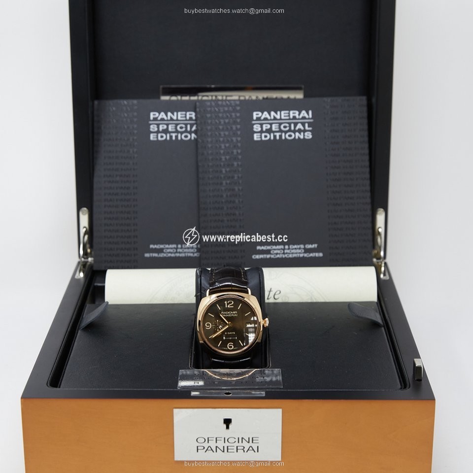 Panerai Special Editions Mens watch Unisex Manual winding Rose gold PAM 00395