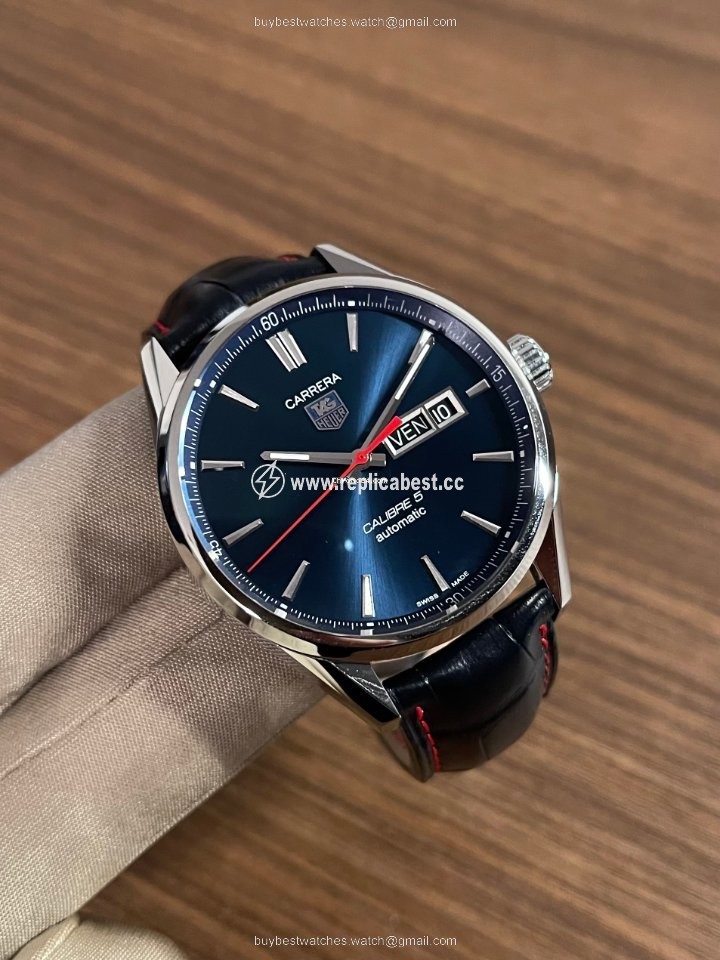 TAG Heuer Carrera Calibre 5 Mens watch Unisex Automatic Steel WAR201P.FC6485