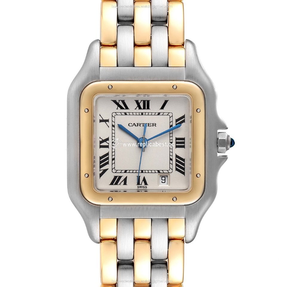 Cartier Panthere Mens watch Unisex Quartz Gold Steel W25028B8
