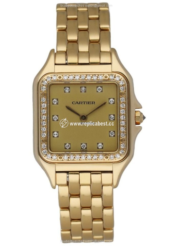 Cartier Panthere Mens watch Unisex Quartz Yellow gold 883969