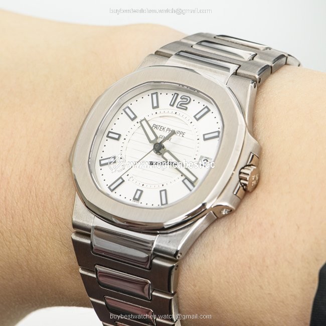 Patek Philippe Nautilus Womens watch Quartz White gold 7011 1G-001