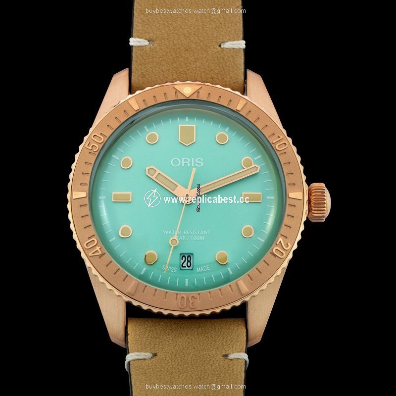 Oris Divers Mens watch Unisex Automatic Bronze 01 733 7771 3157-07 5 19 04BR
