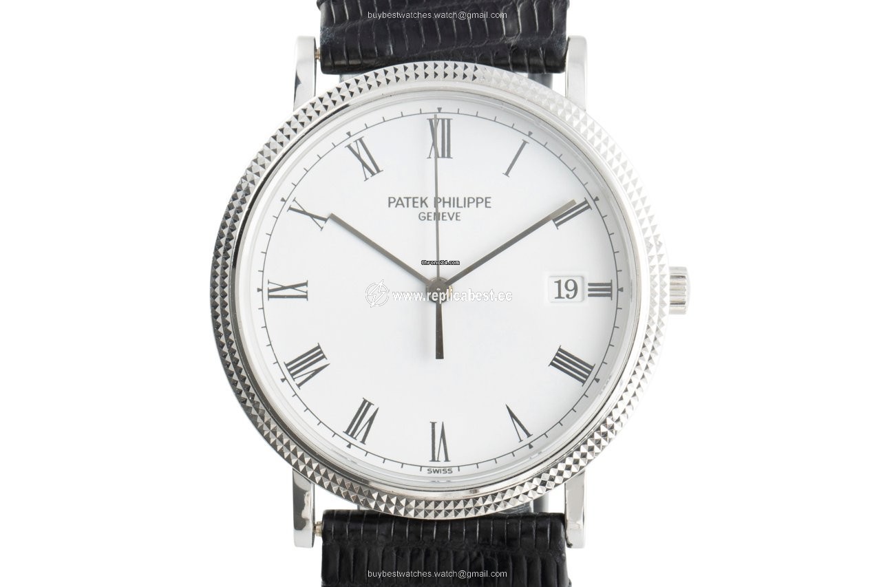 Patek Philippe Calatrava Mens watch Unisex Quartz White gold 3944