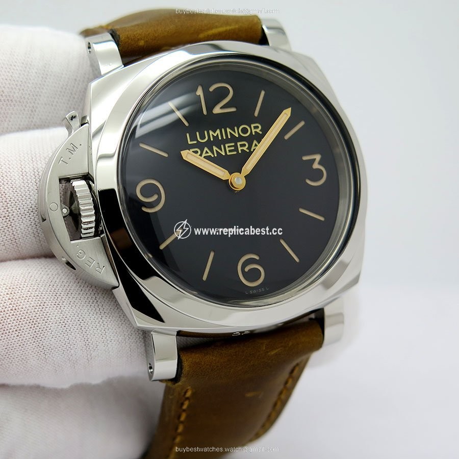 Panerai Luminor 1950 Mens watch Unisex Manual winding Steel PAM 557
