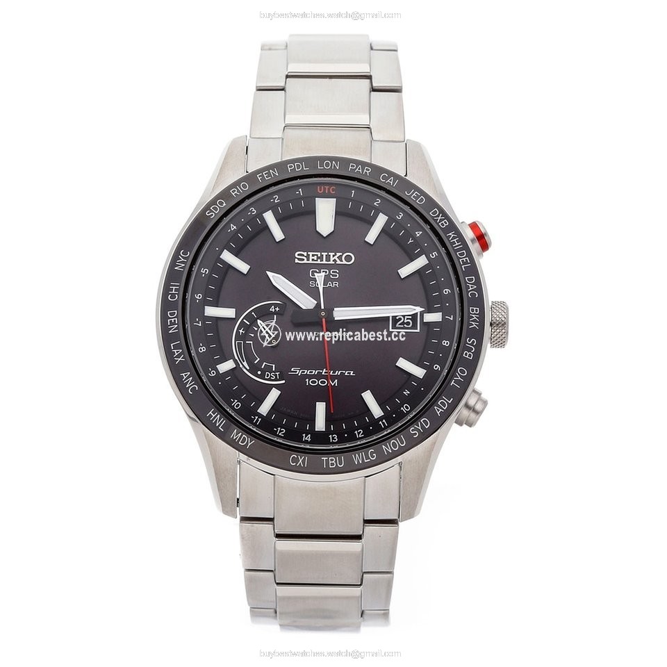 Seiko Sportura Mens watch Unisex Quartz Steel SSF003