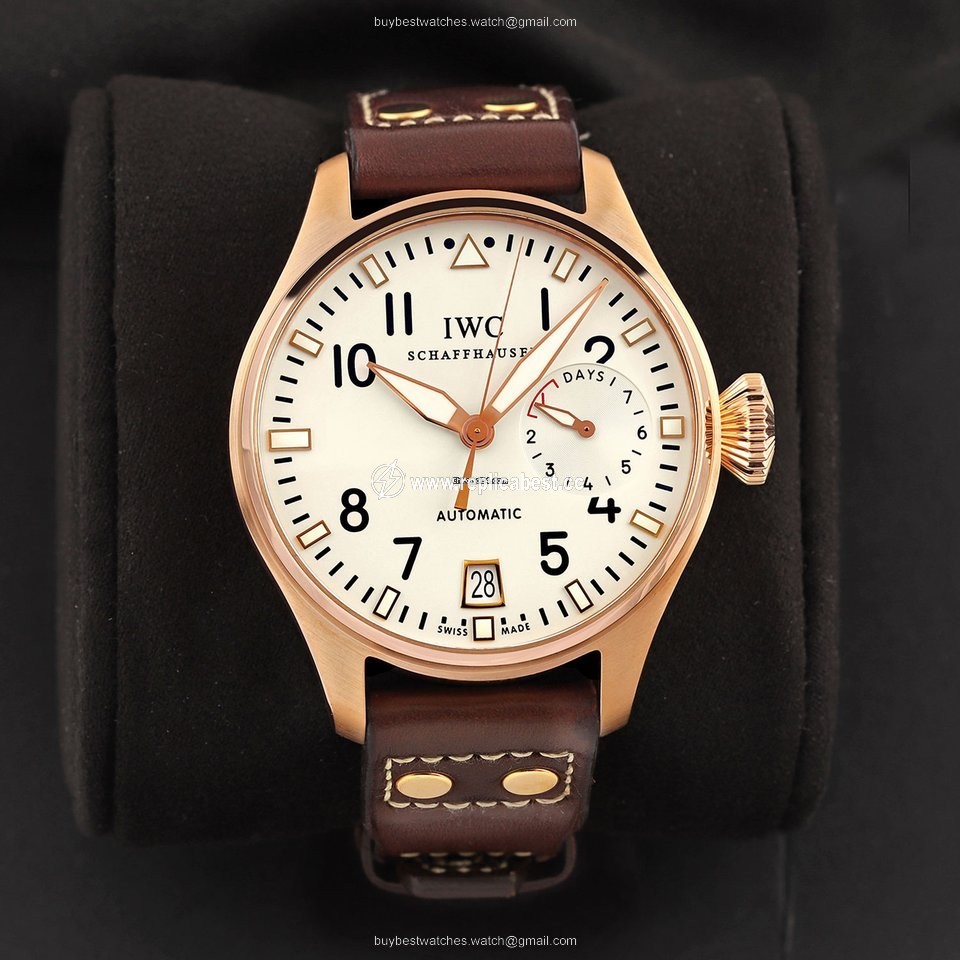 IWC Big Pilot Mens watch Unisex Automatic Rose gold IW500425