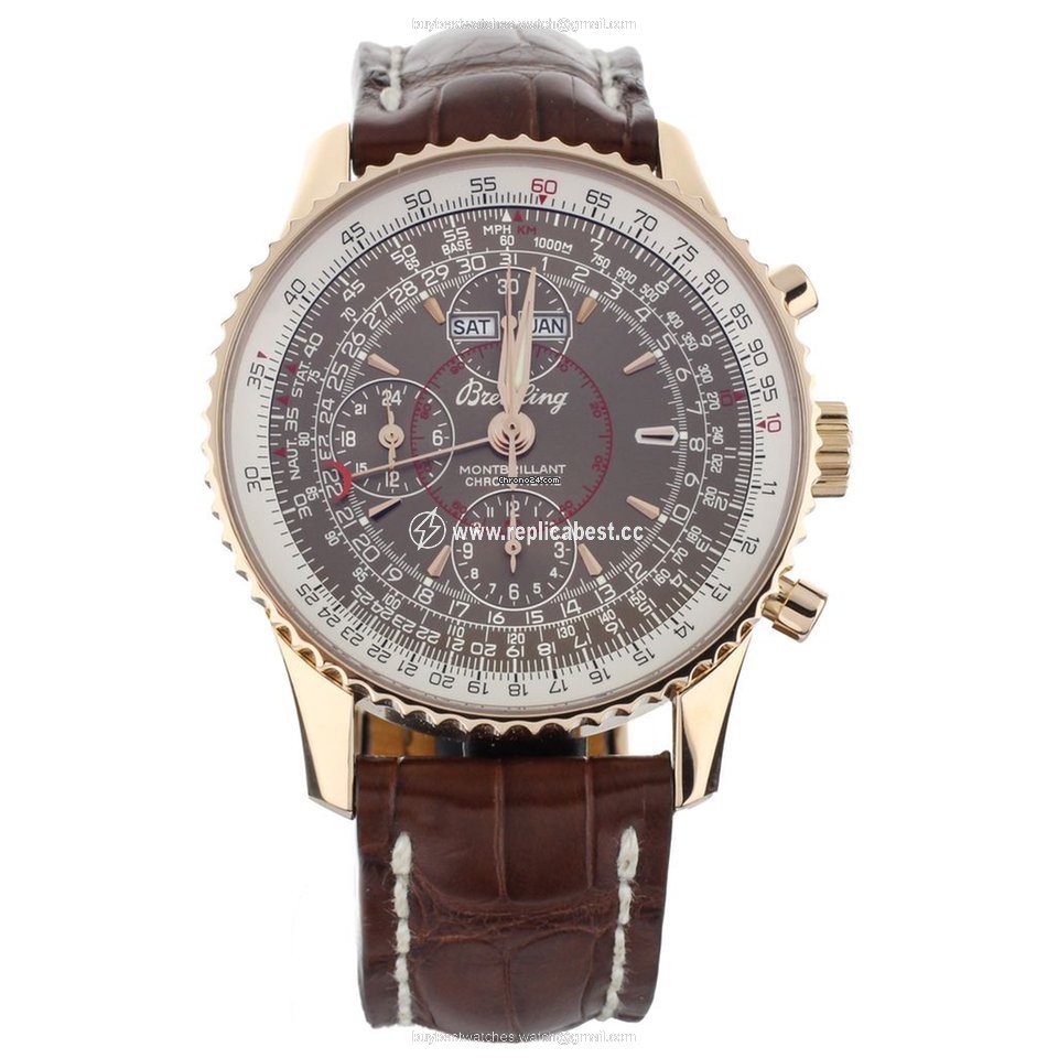 Breitling Montbrillant Datora Mens watch Unisex Automatic Rose gold R21330