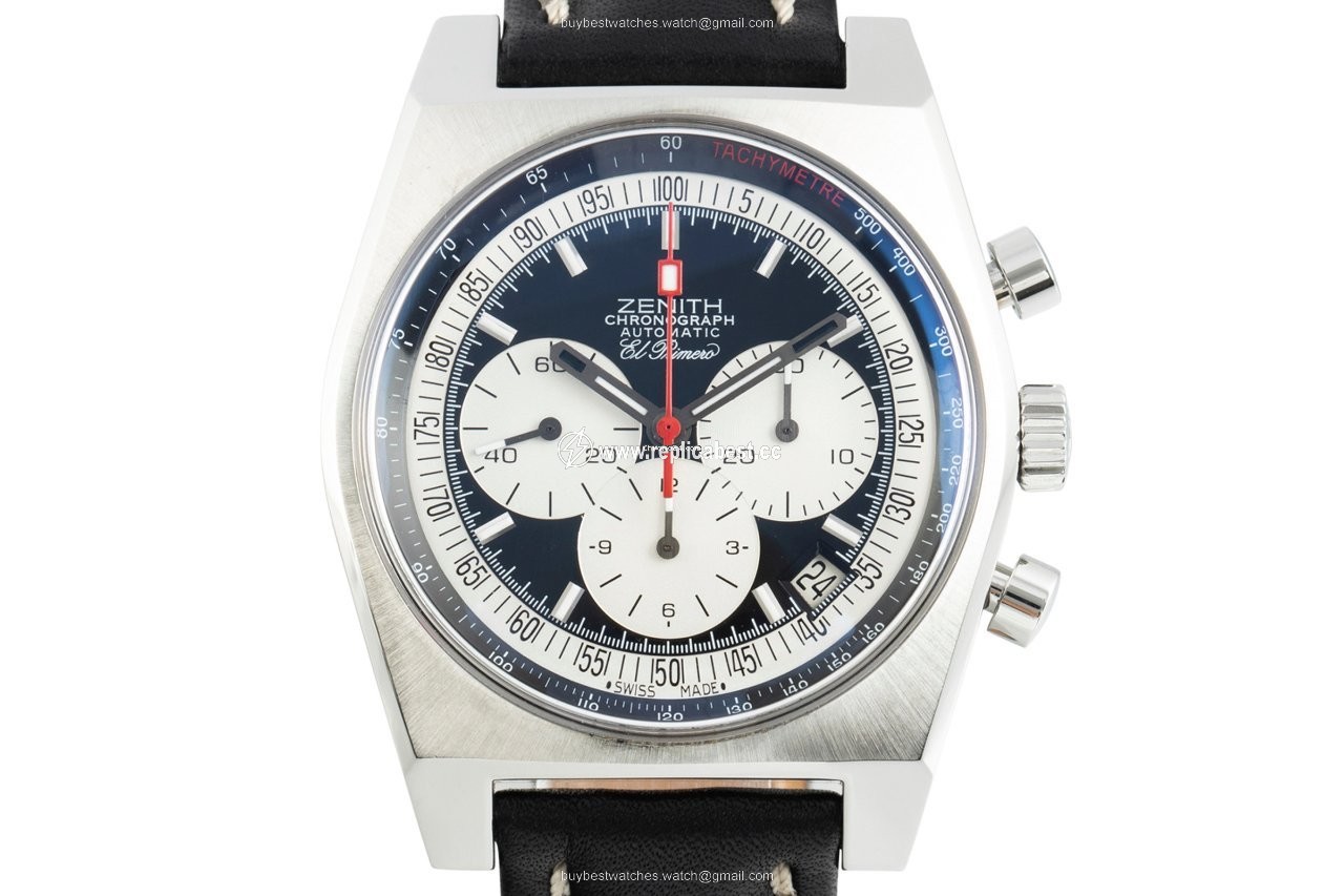 Zenith El Primero New Vintage 1969 Mens watch Unisex Automatic Steel 03.1969.469