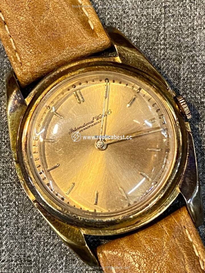 IWC Mens watch Unisex Manual winding Yellow gold 89