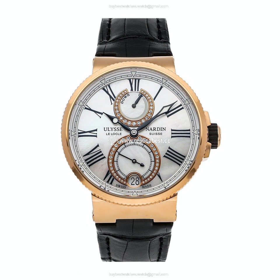 Ulysse Nardin Marine Mens watch Unisex Automatic Rose gold 1182-160 490