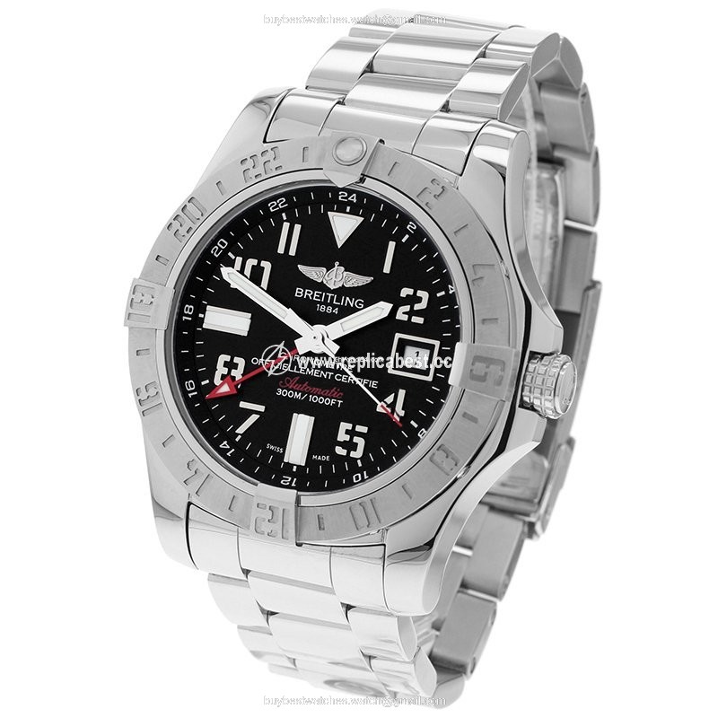 Breitling Avenger II GMT Mens watch Unisex Automatic Steel A32390111B2A1
