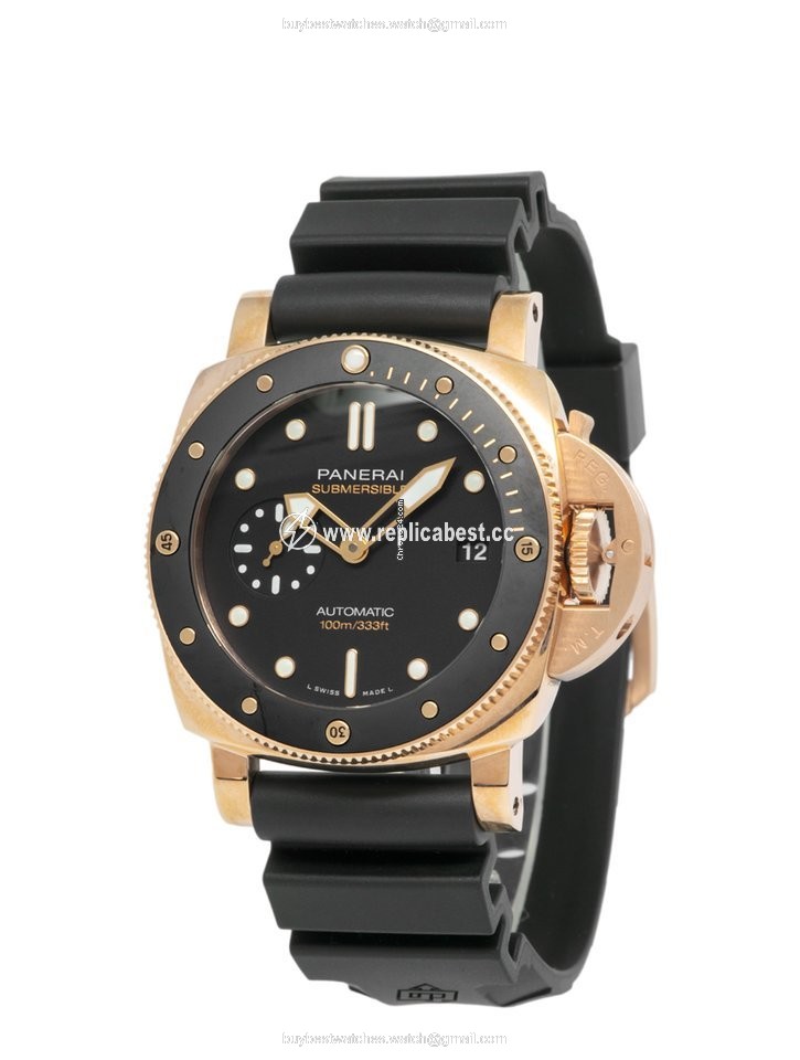 Panerai Mens watch Unisex Automatic Rose gold PAM00974