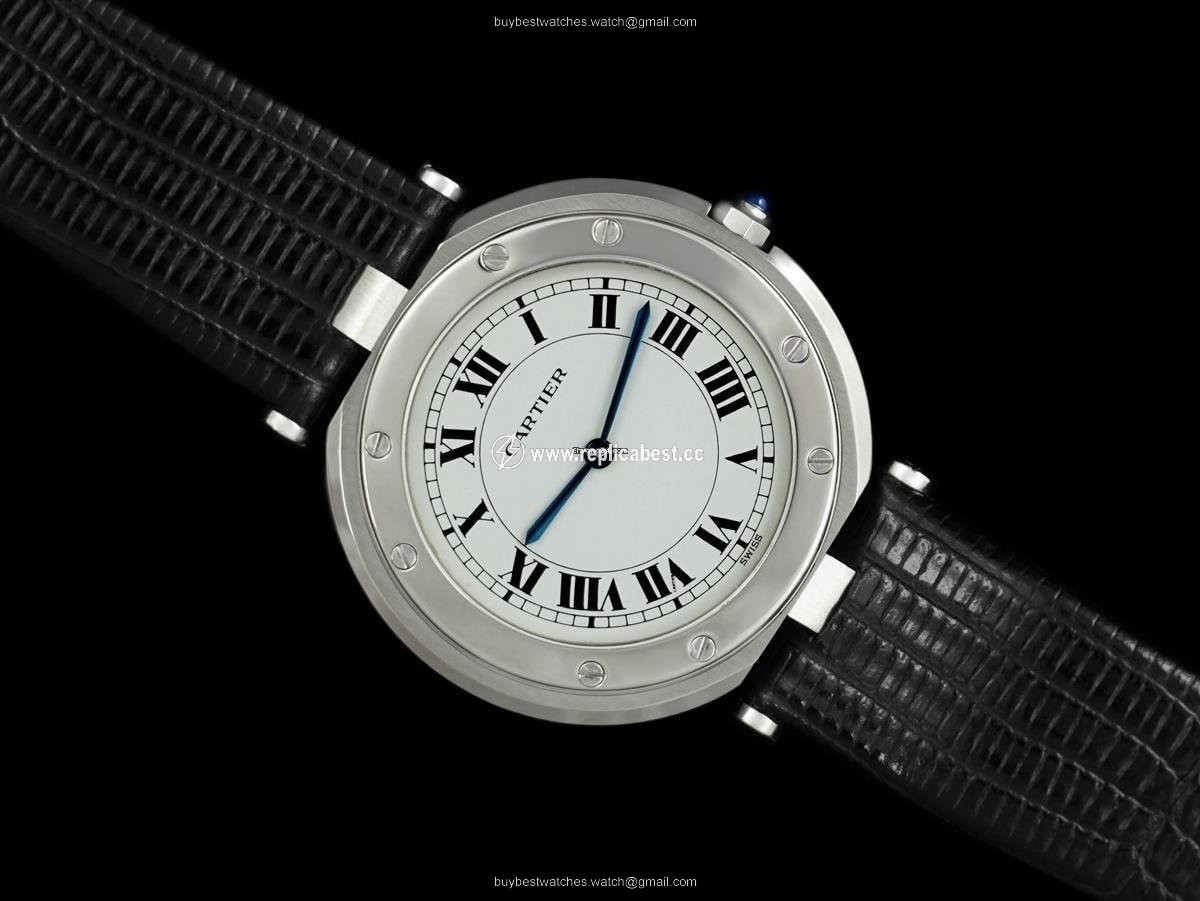 Cartier Santos Mens watch Unisex Quartz Steel 8277