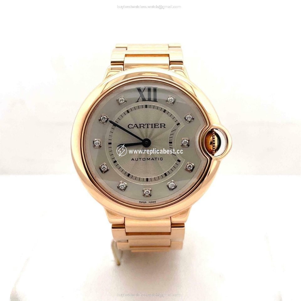 Cartier Ballon Bleu 36mm Automatic Rose gold WE902026
