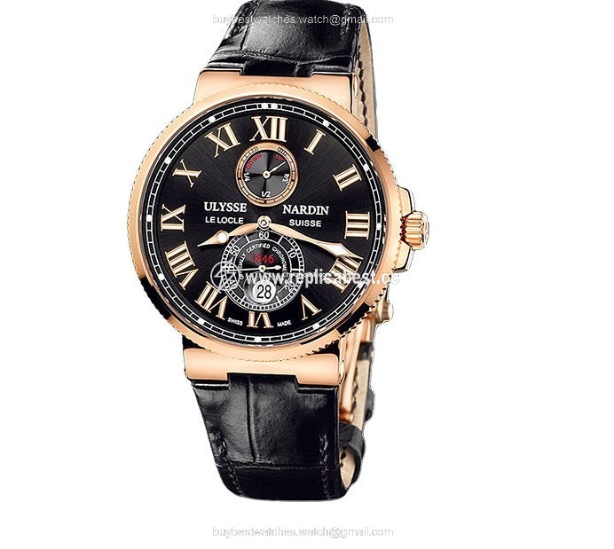 Ulysse Nardin Marine Chronometer 43mm Mens watch Unisex Automatic Rose gold 266-67-3 42