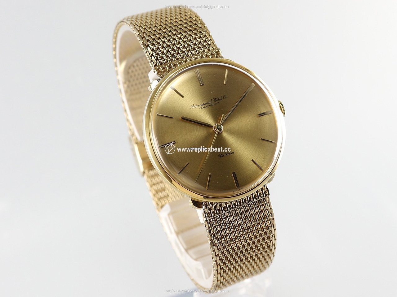 IWC Mens watch Unisex Manual winding Yellow gold 1210