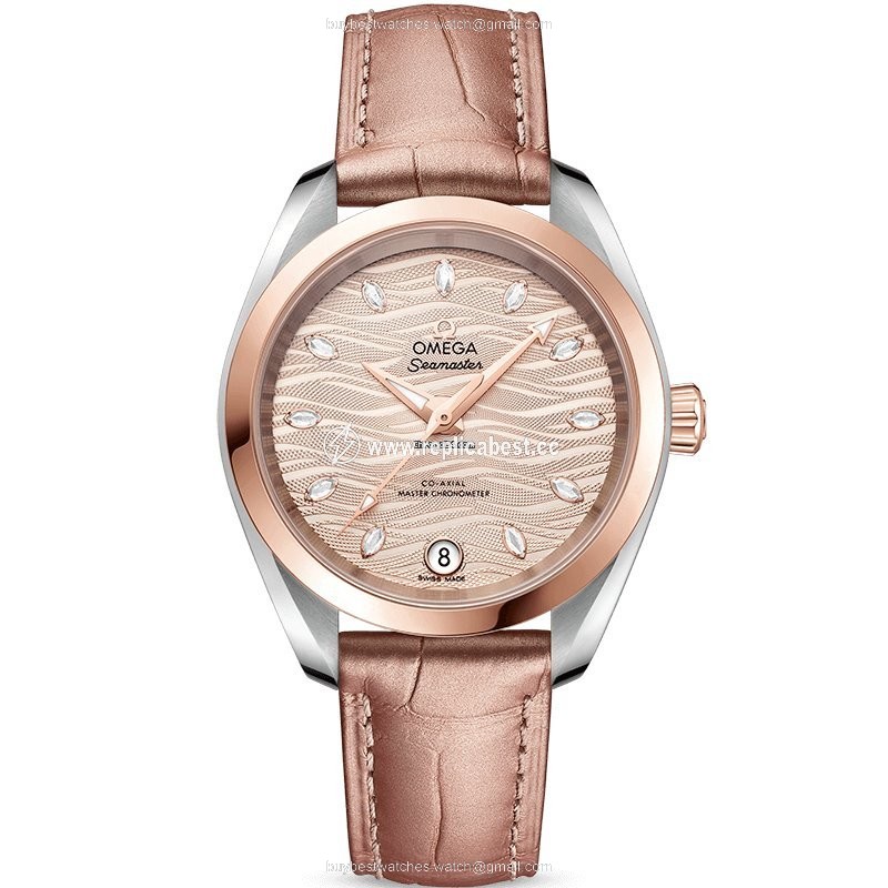 Omega Seamaster Aqua Terra Womens watch Automatic Gold Steel 220.23.34.20.59.001