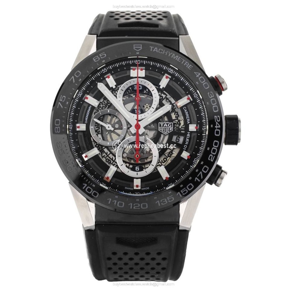TAG Heuer Carrera Calibre HEUER 01 Mens watch Unisex Automatic Steel CAR2A1Z