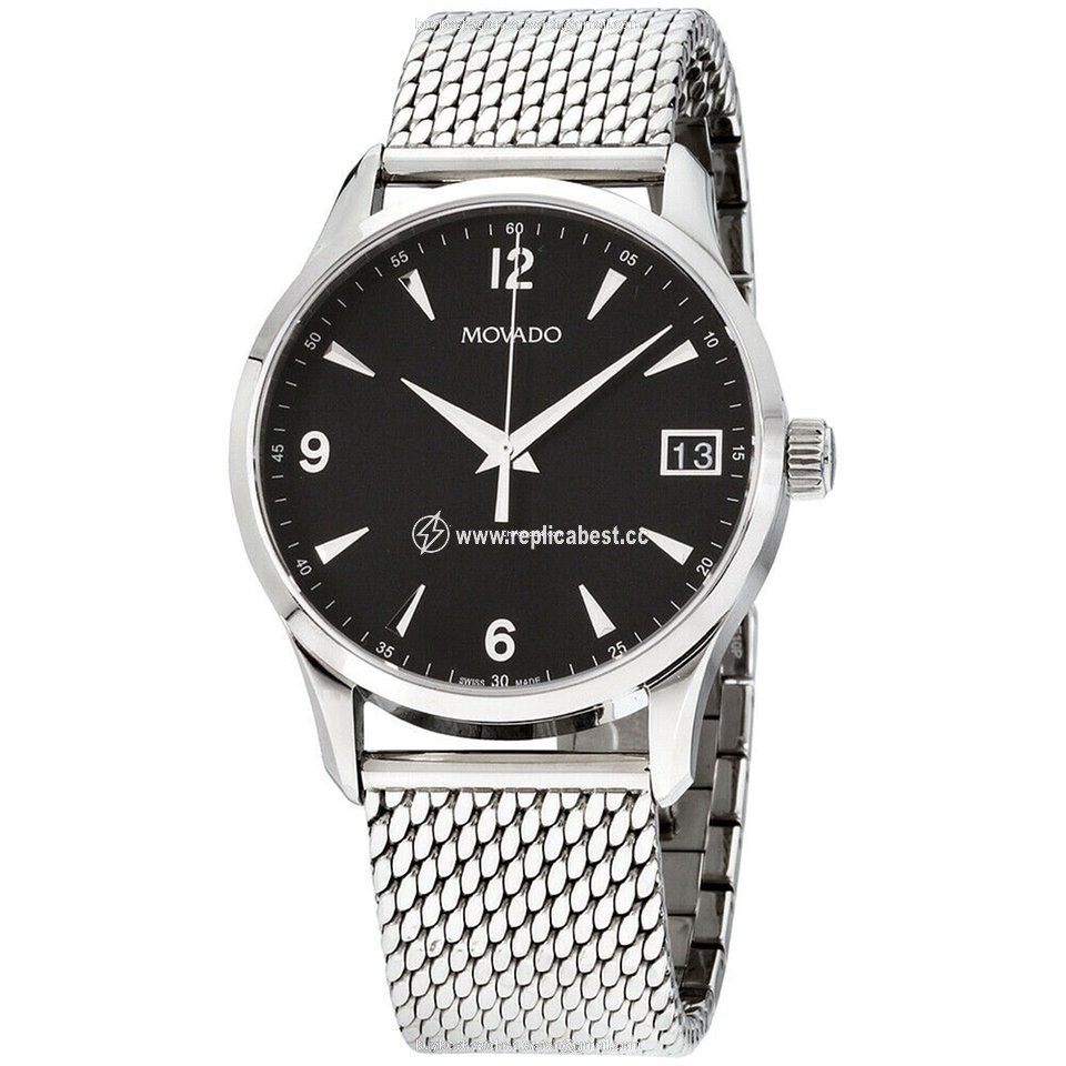 Movado Circa Quartz Steel 0606802-SDB