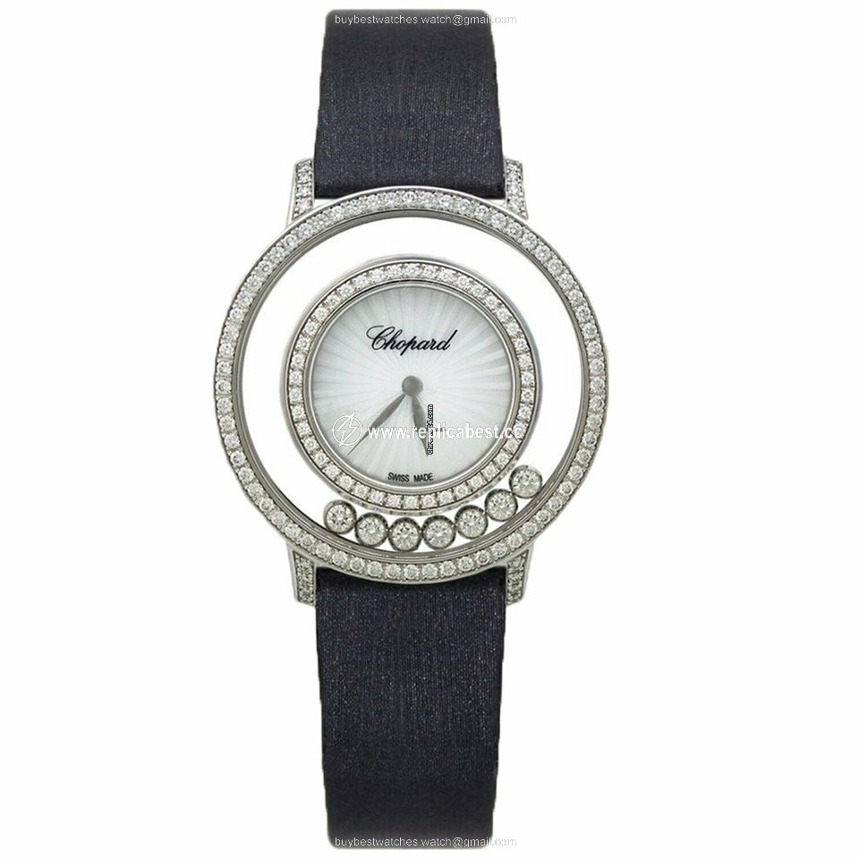 Chopard Happy Diamonds Mens watch Unisex Quartz White gold 2094291201-SDB