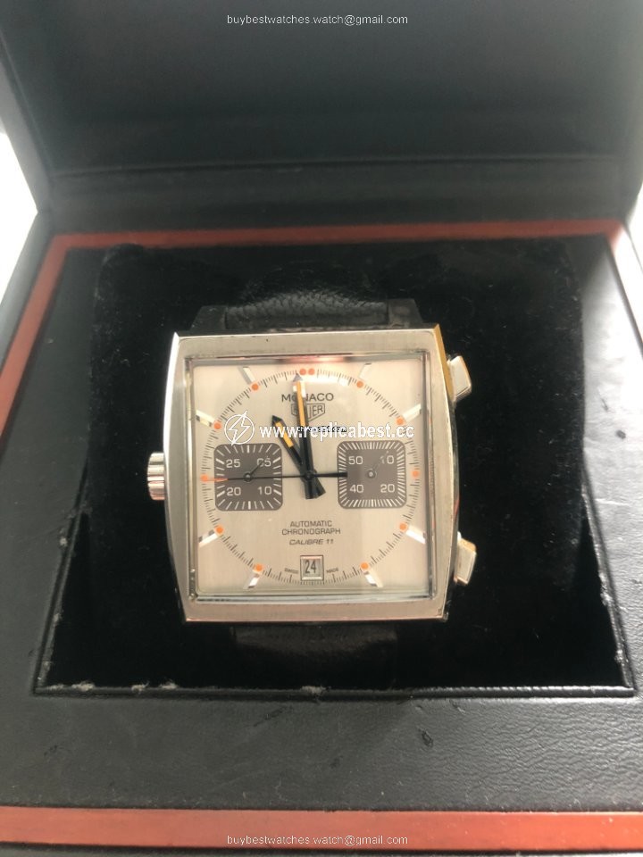 TAG Heuer Monaco Calibre 11 Mens watch Unisex Automatic Steel CAW211C.FC6241