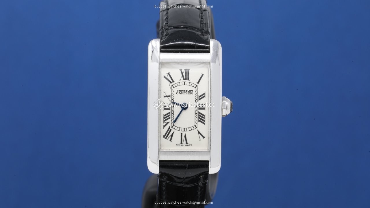 Cartier Tank Americaine Womens watch Quartz White gold 2489