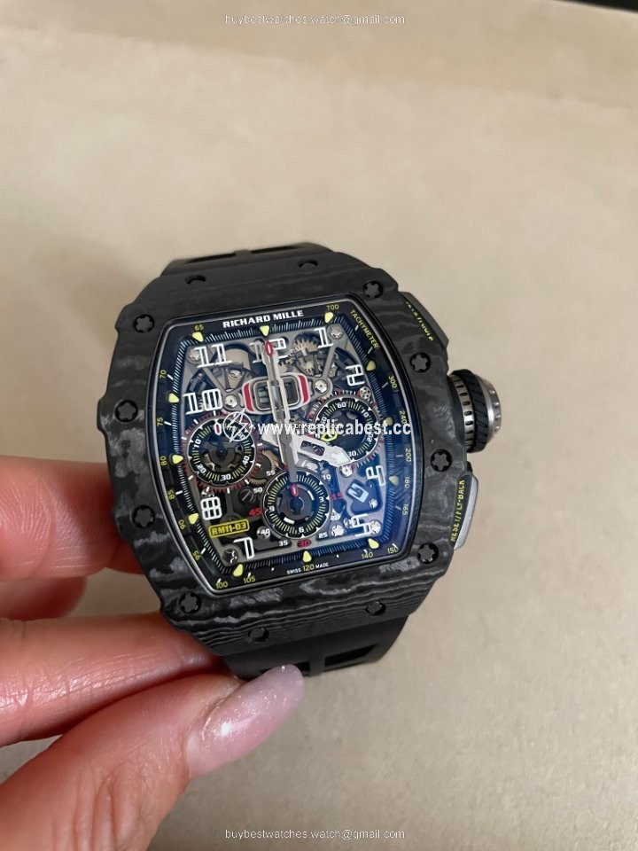 Richard Mille RM 011 Mens watch Unisex Automatic Titanium RM 11-03