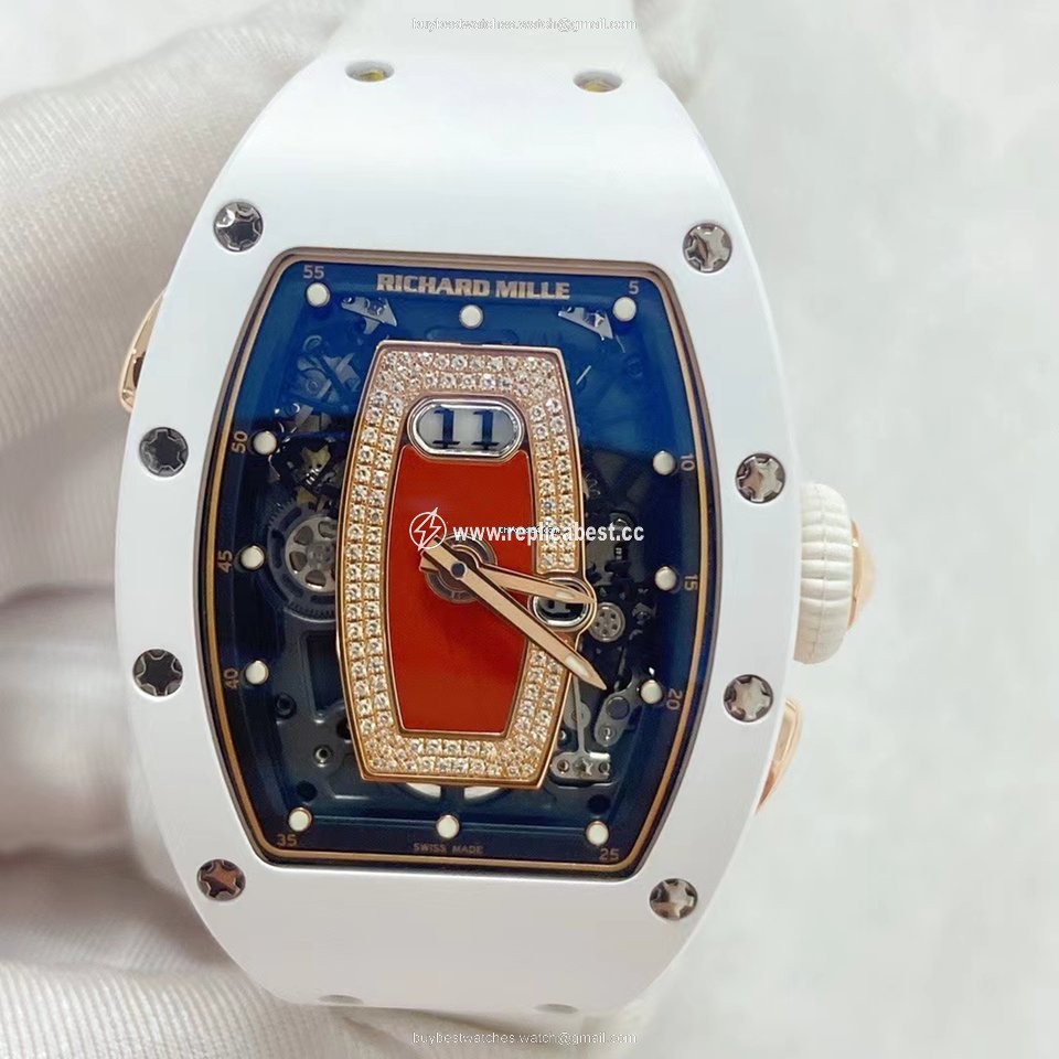 Richard Mille Womens watch Automatic White gold Richard Mille RM037 White Gold