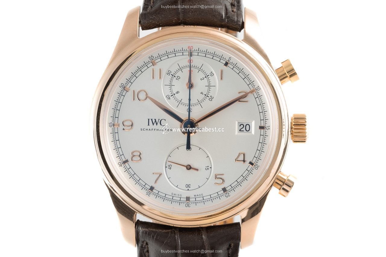 IWC Portuguese Chronograph Mens watch Unisex Automatic Red gold IW390402