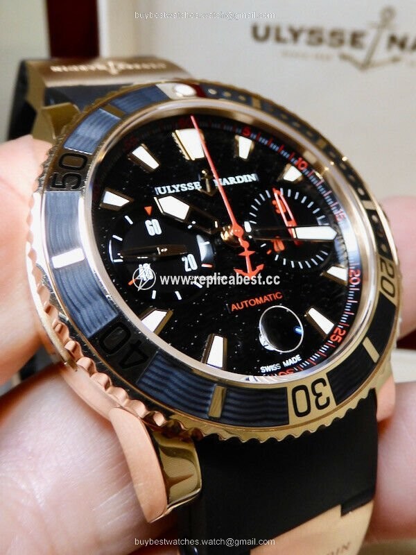 Ulysse Nardin Maxi Marine Diver Automatic Rose gold 8006-102
