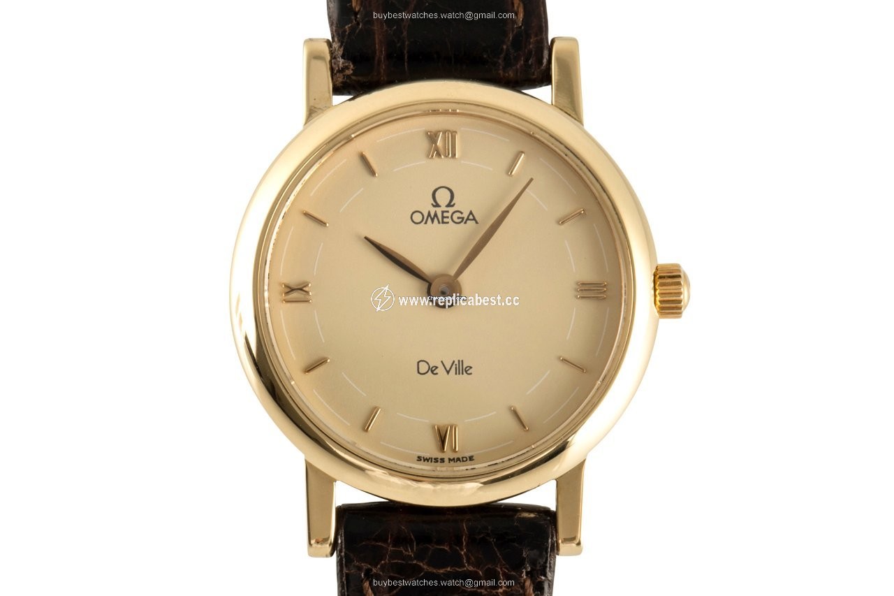 Omega De Ville Womens watch Quartz Yellow gold 595.1111