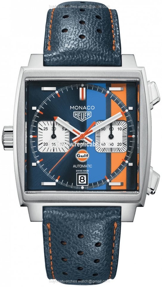 TAG Heuer Monaco Mens watch Unisex Automatic Steel caw211r.fc6401 Gulf Special Edition