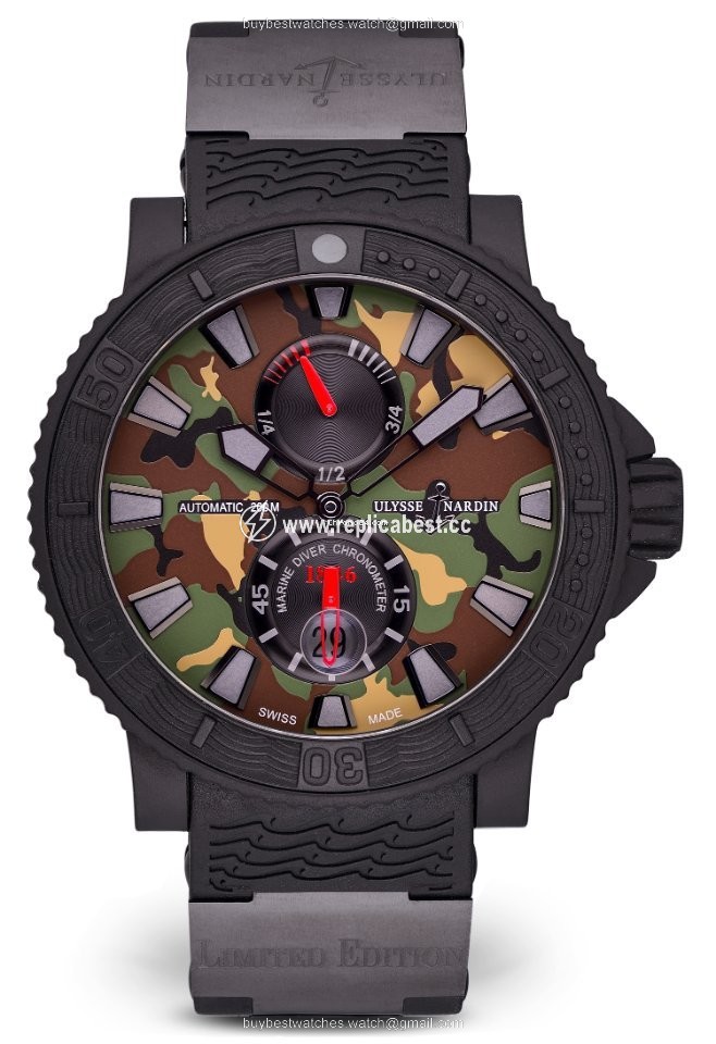 Ulysse Nardin Diver Black Sea Mens watch Unisex Automatic Steel 263-92LE-3C MIL