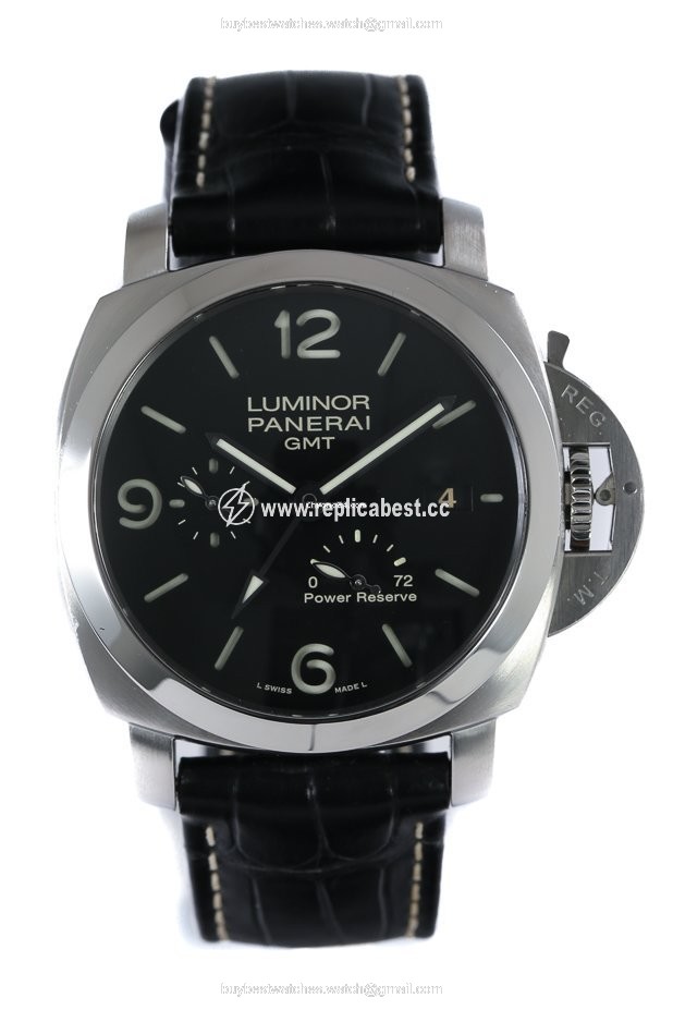 Panerai Luminor 1950 3 Days GMT Power Reserve Automatic Mens watch Unisex Automatic Steel PAM 00321